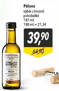 Víno Pálava Znovín Znojmo - výběr z hroznů