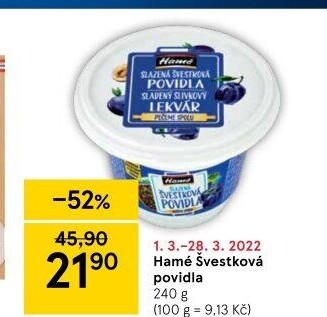 Povidla Hamé