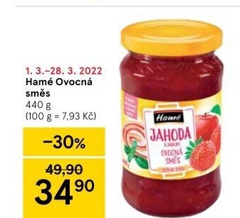 Směs ovocná Hamé