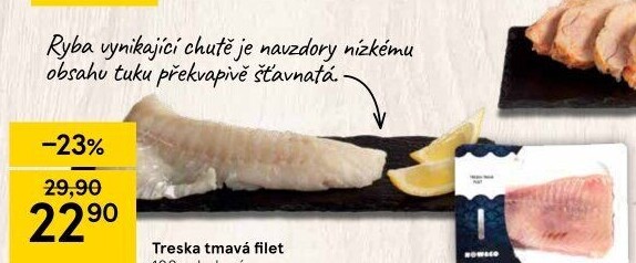 Treská tmavá filety Nowaco