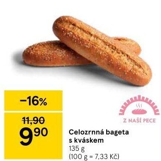 Bageta celozrnná