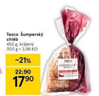 Chléb Šumperský Tesco