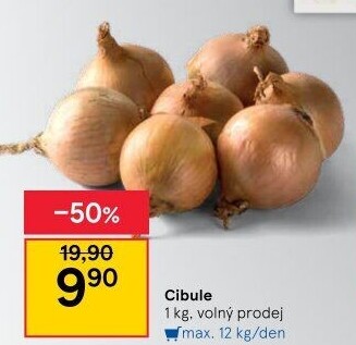 Cibule kuchyňská žlutá