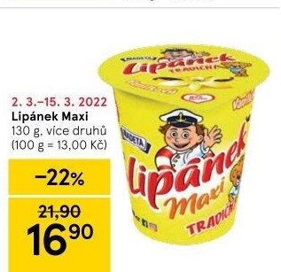 Dezert Lipánek Madeta