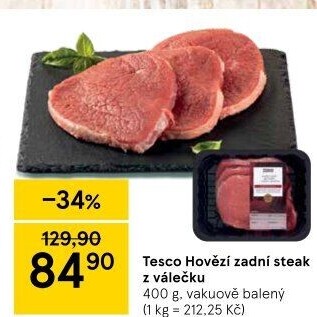 Hovězí zadní steak z válečku Tesco