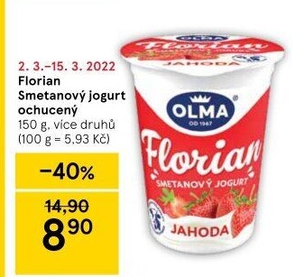 Jogurt smetanový Florian Olma