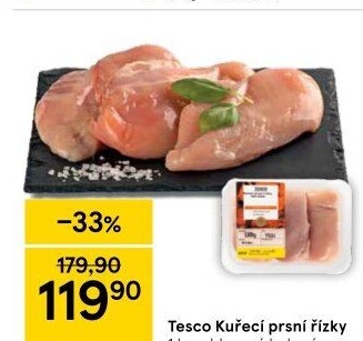 Kuřecí prsní řízky Tesco