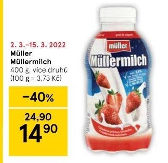Nápoj mléčný Müllermilch Müller