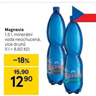 Přírodní voda Magnesia