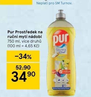 Prostředek na nádobí Pur