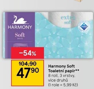 Toaletní papír 3vrstvý Harmony