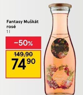 Víno Muscat Rosé Migdal Fantasy Chateau Cojusna