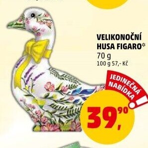 Čokoládová husa Figaro