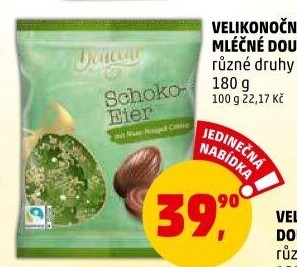 Čokoládová vajíčka Douceur