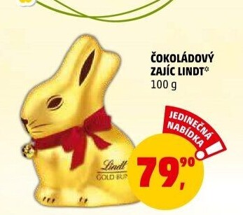 Čokoládový zajíc Lindt