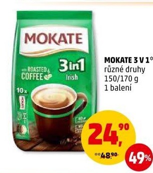 Instantní káva porcovaná 3v1 Mokate