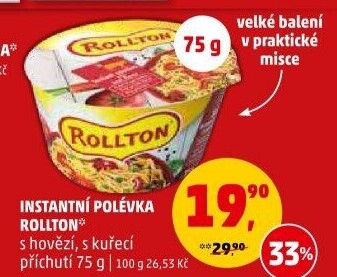 Instantní nudle Rollton