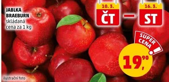 Jablka Braeburn