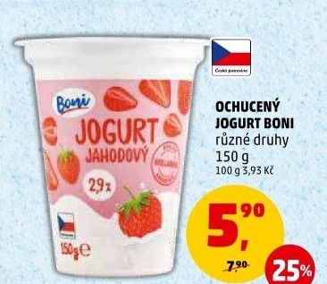 Jogurt ochucený Boni