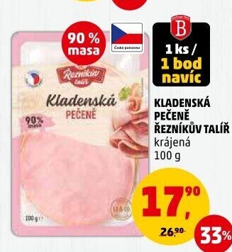 Kladenská pečeně Řezníkův talíř