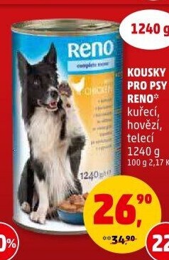 Konzerva pro psy Reno