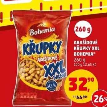 Křupky arašídové Bohemia