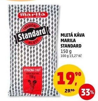 Mletá káva Standard Marila