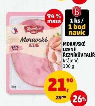 Moravské maso uzené Řezníkův talíř