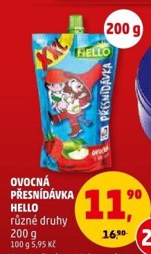 Ovocná kapsička Hello