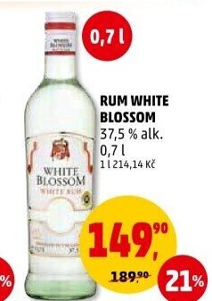 Rum bílý White Blossom Pabst &amp