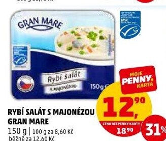 Rybí salát s majonézou Gran Mare