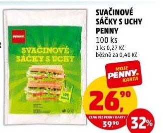 Sáčky svačinové s uchem Penny