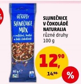 Slunečnicová semínka v čokoládě Naturalia