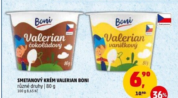 Smetanový krém Valerian Boni