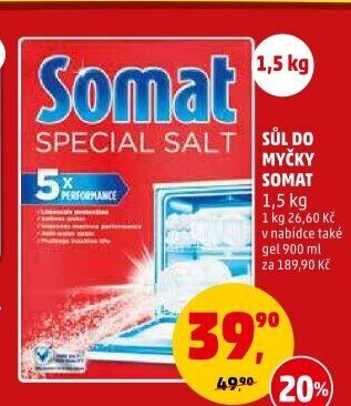 Sůl do myčky Somat