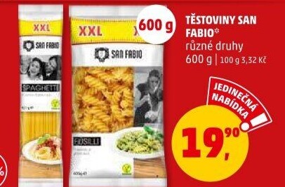 Těstoviny San Fabio