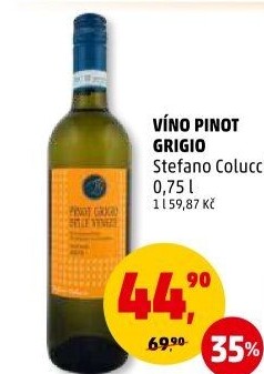 Víno Pinot Grigio Stefano Colucci