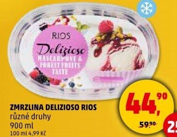 Zmrzlina ve vaničce Delizioso Rios
