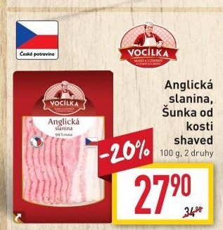 Anglická slanina Vocílka