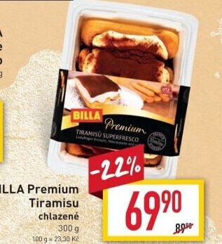 Dezert tiramisu Premium Billa