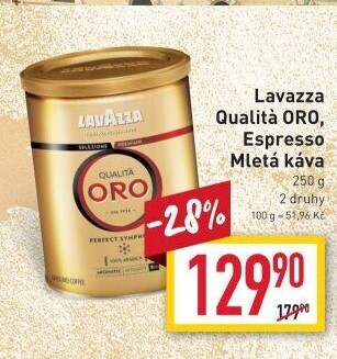 Mletá káva Qualita Oro Lavazza
