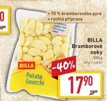 Noky bramborové Billa