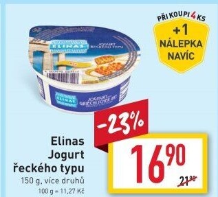 Ochucený jogurt řecký Elinas