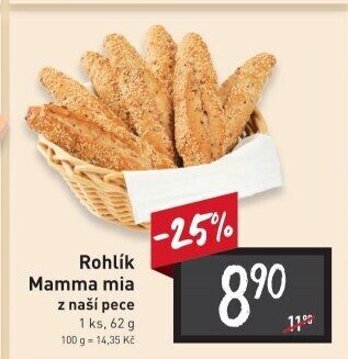 Rohlík Mamma mia