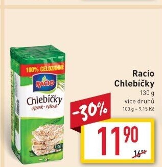 Rýžové chlebíčky Racio
