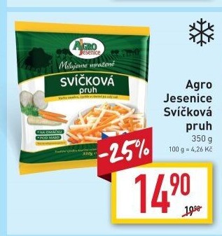 Směs pod svíčkovou mražená Agro Jesenice