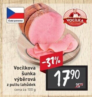 Šunka výběrová Vocílkova Vocílka