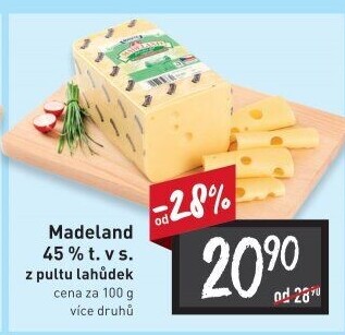 Sýr Madeland 45% Madeta