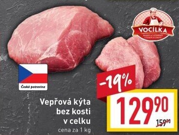Vepřová kýta bez kosti Vocílka