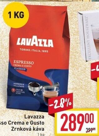 Zrnková káva Crema e Gusto Espresso Lavazza